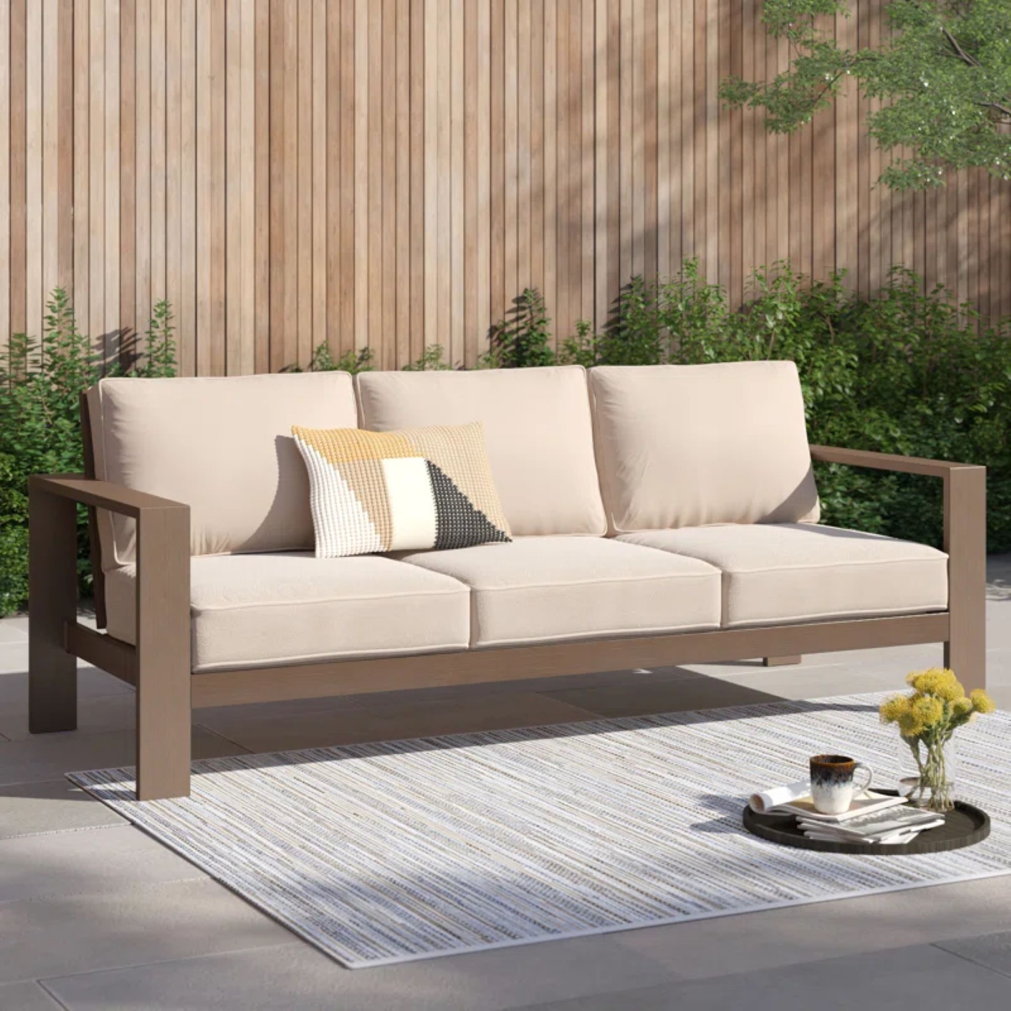Powdered Outdoor Sofa
