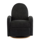 360 Swivel and Glider Recliner Chair - Black
