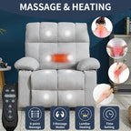 Beige Dual Motor Infinite Position Power Lift Recliner Chair