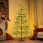 6 Feet Artificial Full Christmas Tree with LED Lights