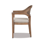Americana Mid-Century Modern Cane Back Dining Chair