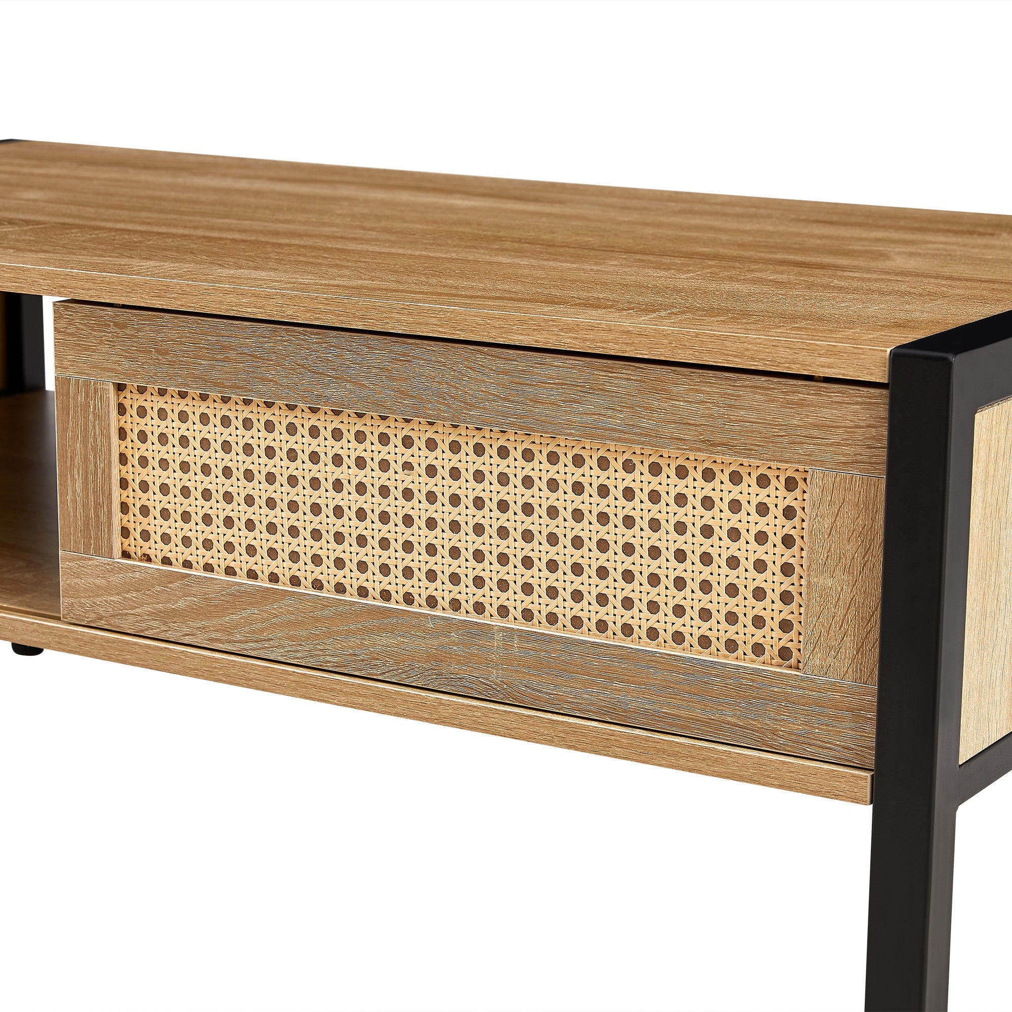 Modern Rattan Coffee Table 40.16 Inches