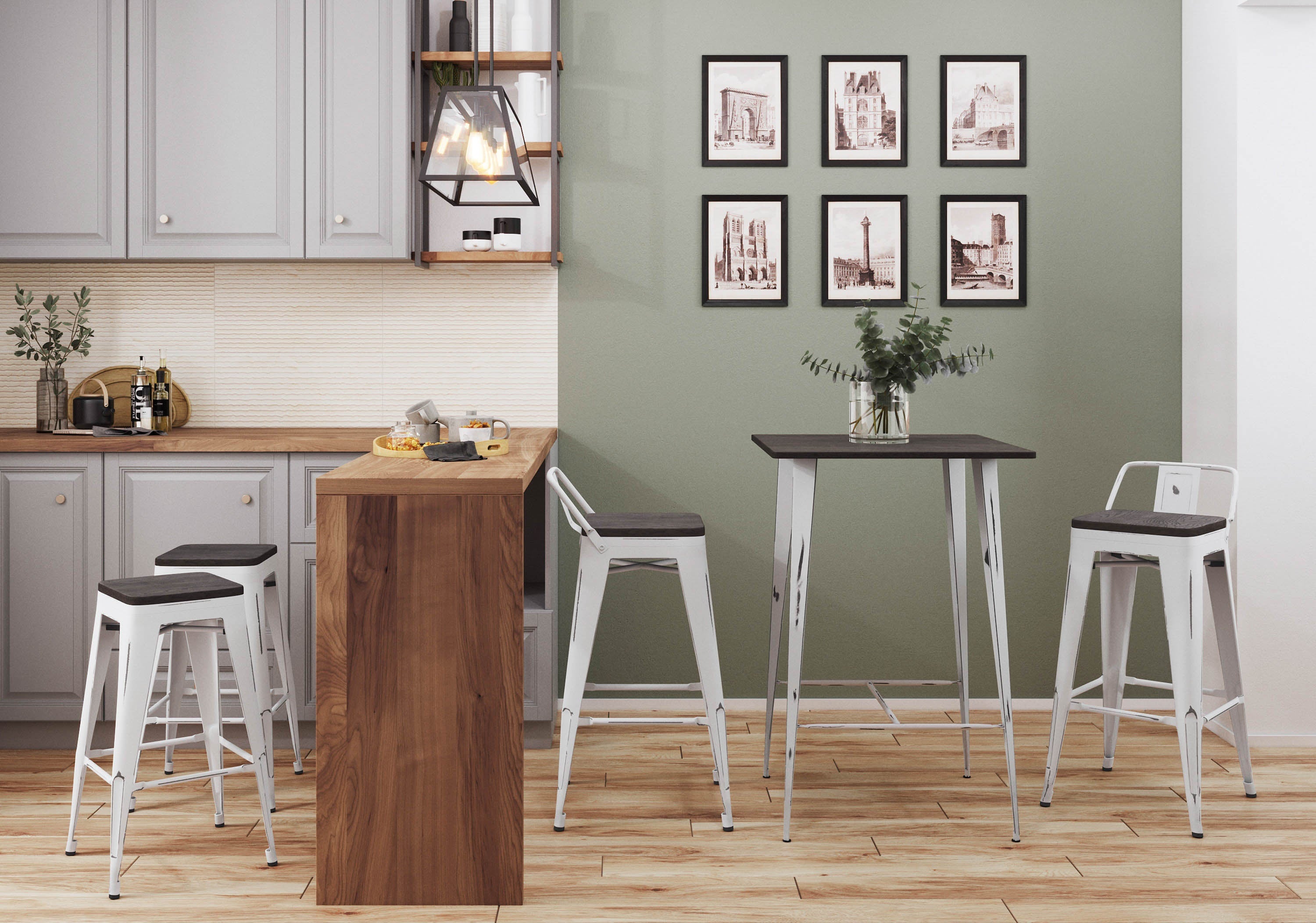 Stackable Barstool in Vintage