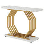 40-Inch Gold Console Table