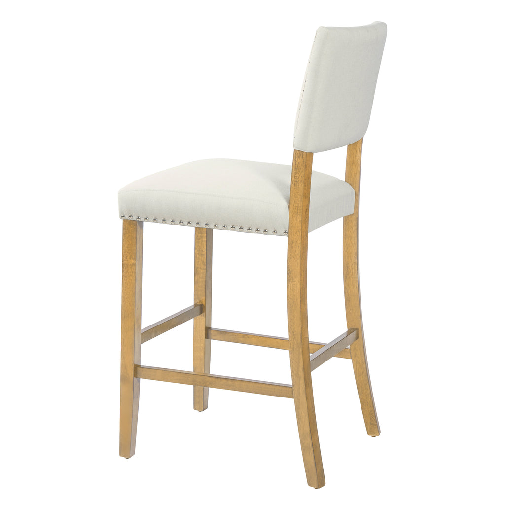 Barstools With Rivet Decoration Set of 2