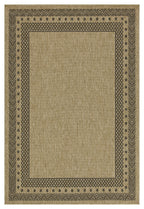 Earth GC_NTL1006 Jute/Black Area Rug