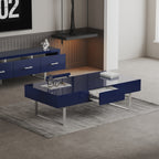 High Gloss Coffee Table - 52.4" x 26.8" x 15.6"