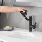 Bathroom Sink Faucet with Spray Function