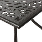 Ravenna 6-Person Metal Patio Dining Set with Rectangular Table