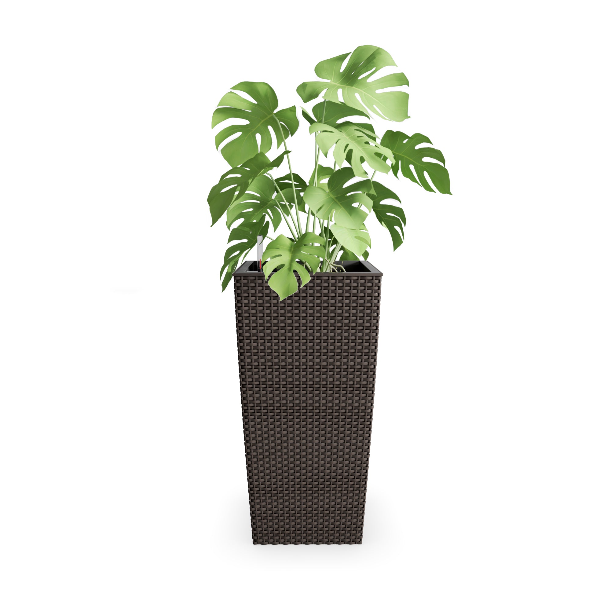 Pack of 2 Square Planters with Automatic Watering System