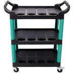 3 Tier Rolling Auto Detail Cart