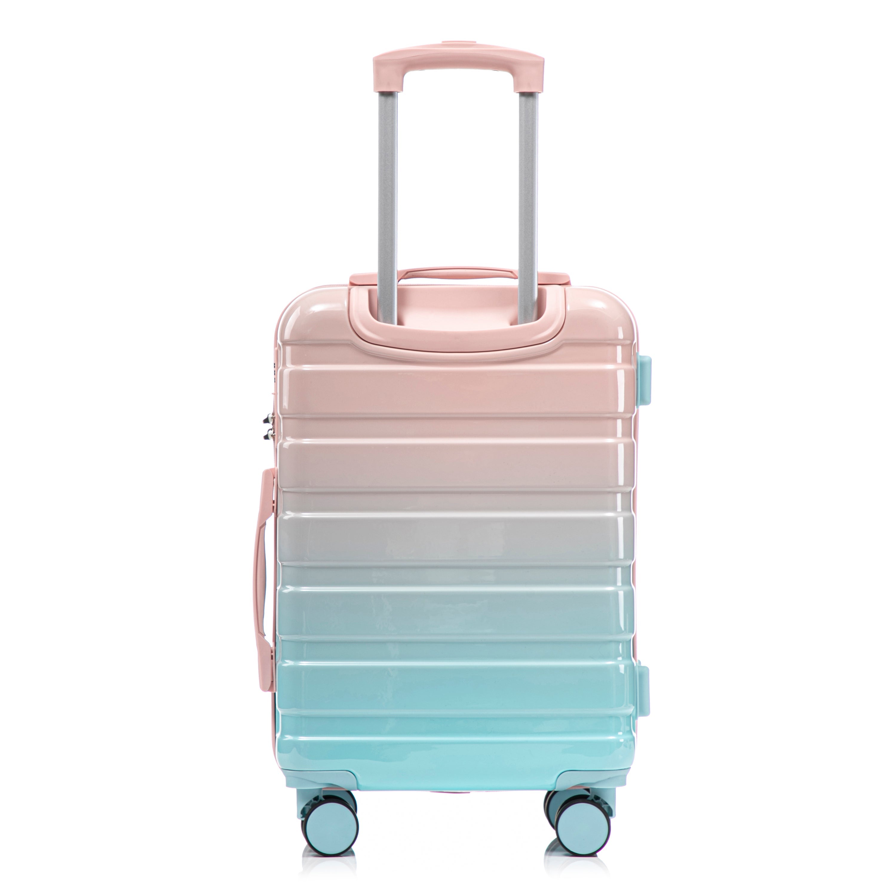 14"/20" 2-Pieces PC Spinner Wheel Carry On Luggage Set