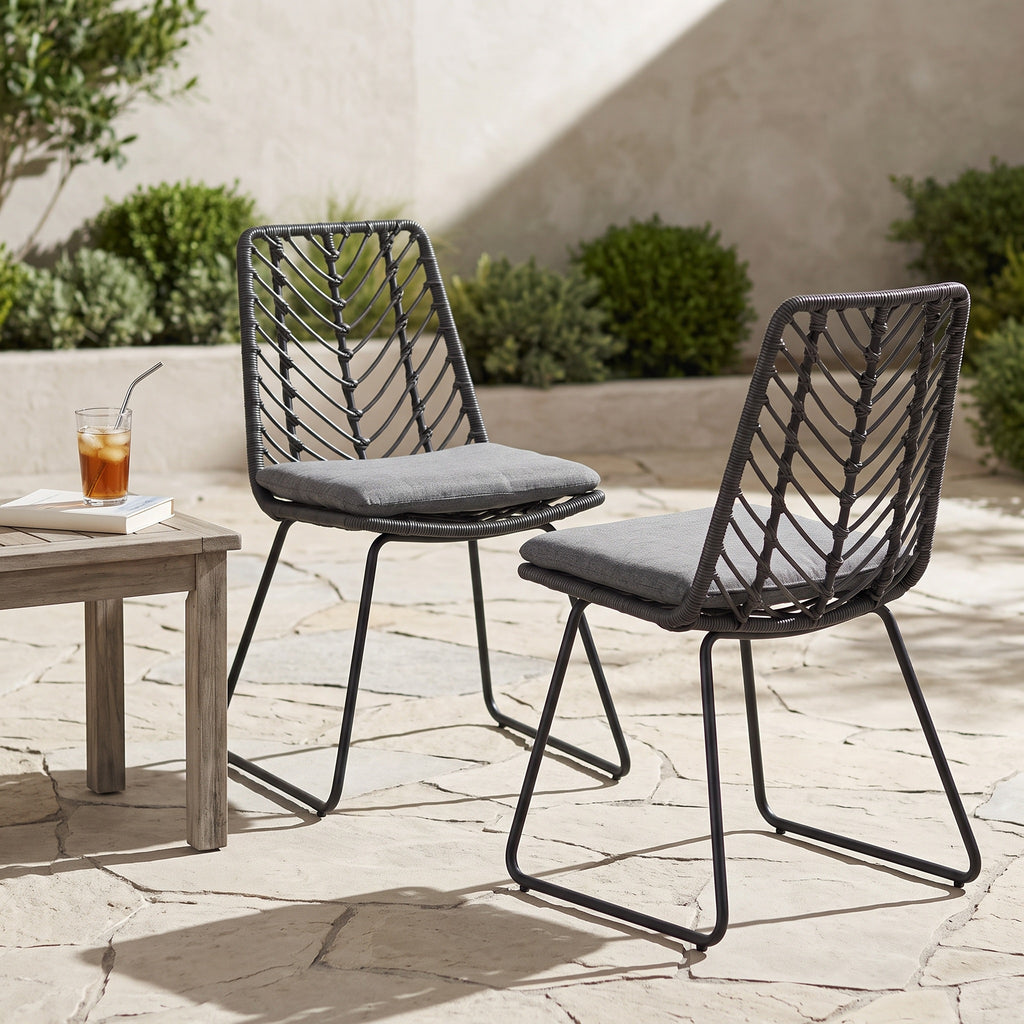 Deja Chair, 2PCS with 2 Cushions