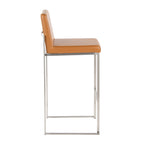 30" Contemporary High Back Barstool Set of 2