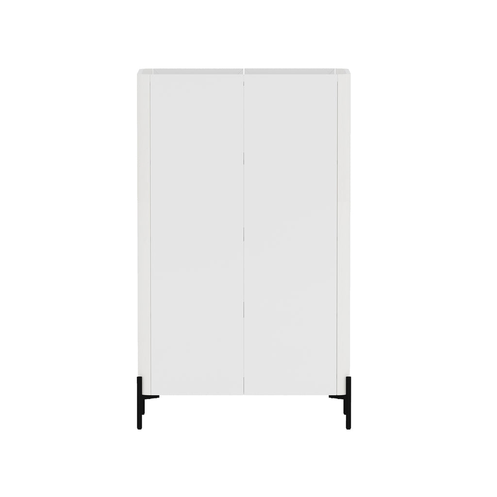 Abbey 32" Tempered Glass Bookcase Cabinet