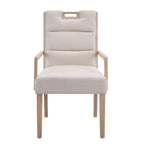 Upholstered Dining Chairs with Armrests