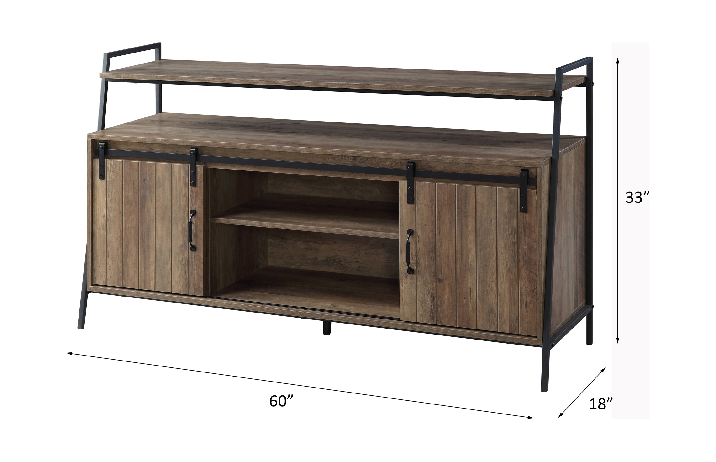 Rashawn Rustic TV Stand