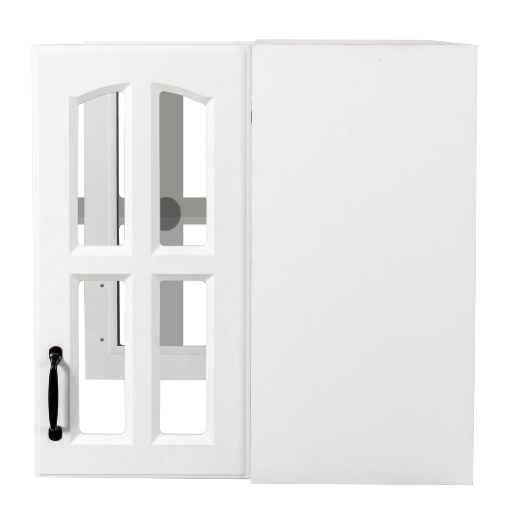 Wall Cabinet with Glass Doors