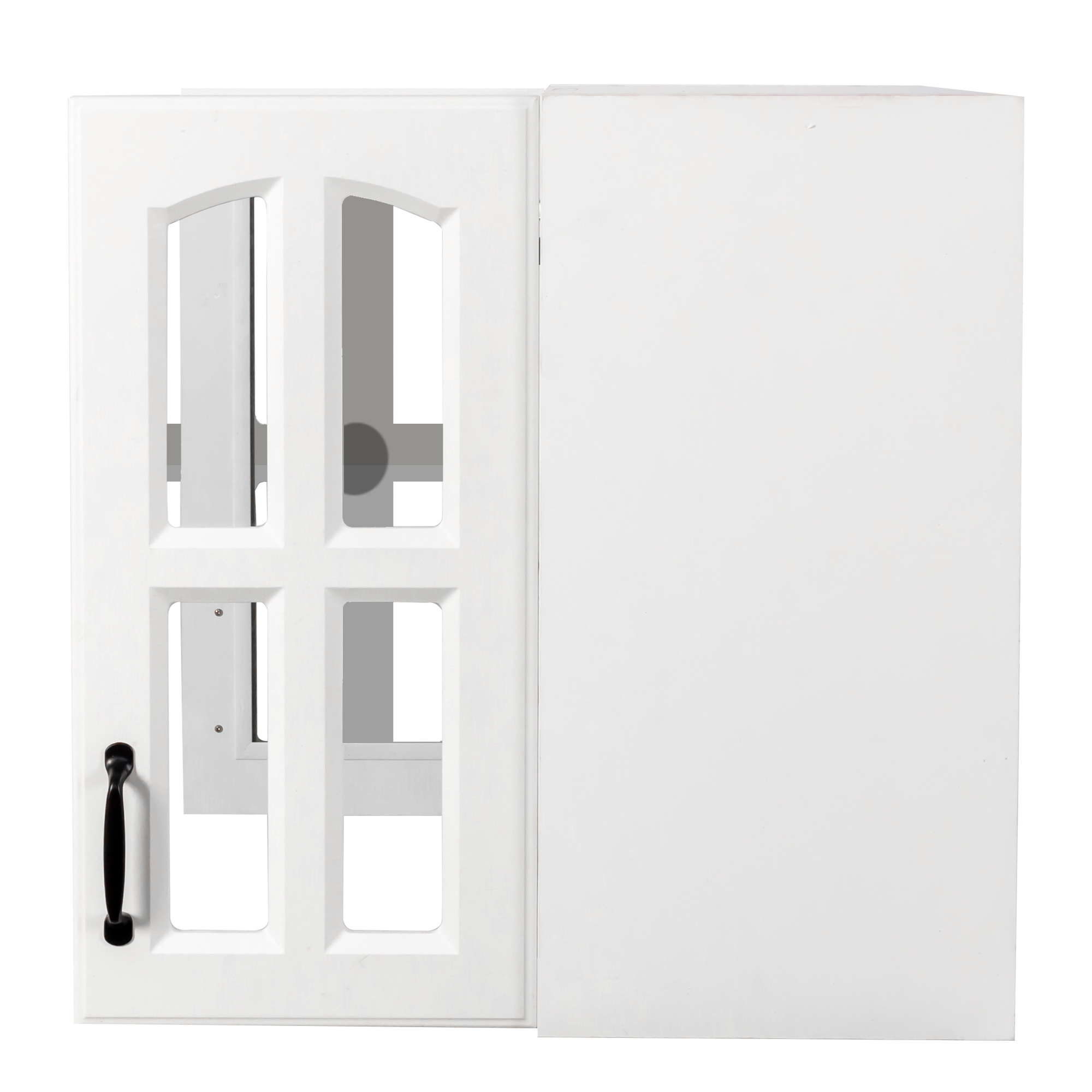Wall Cabinet with Glass Doors