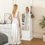 360° Rotating Makeup & Jewelry Cabinet