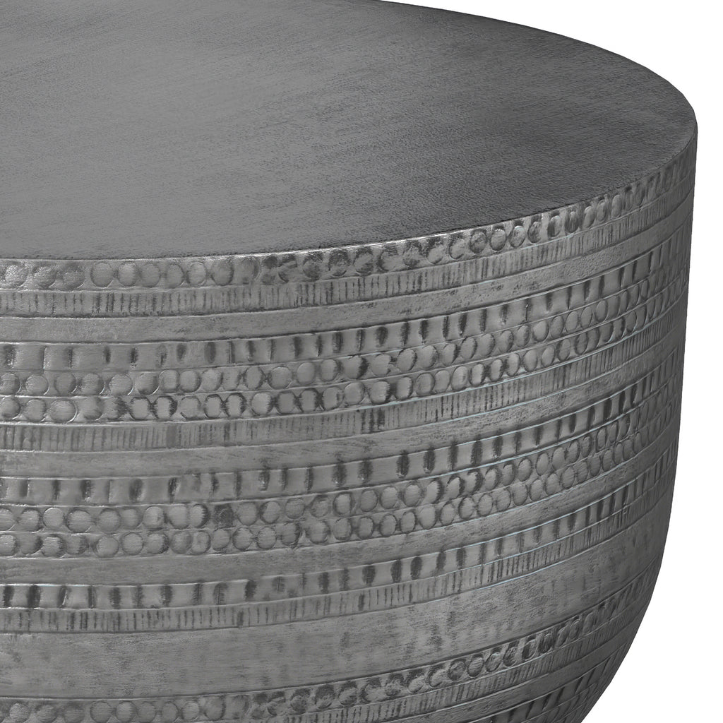 Johnsen Metal Coffee Table in Antique