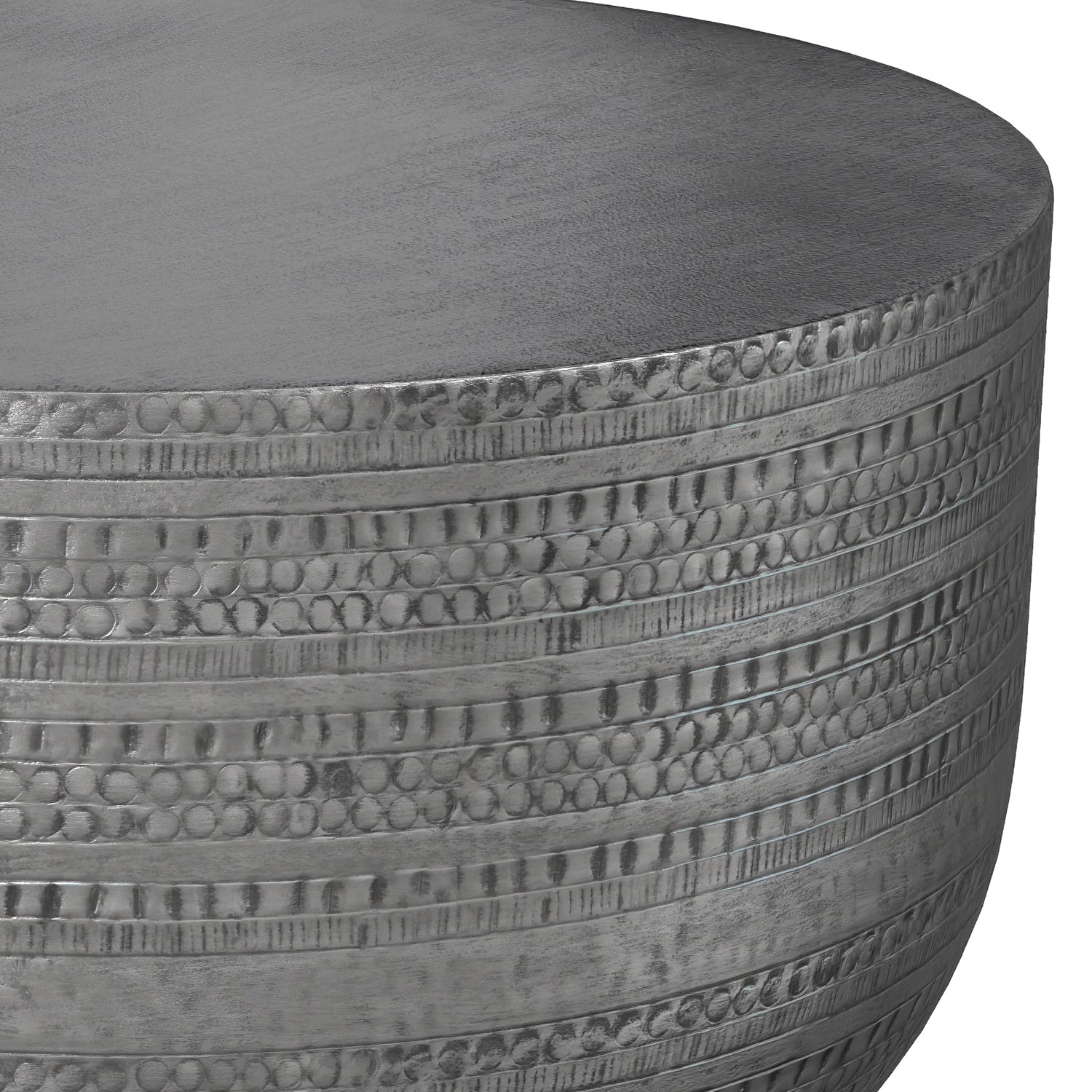 Johnsen Metal Coffee Table in Antique