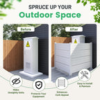 50" W x 49" H Outdoor Privacy Screen