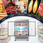 54" Commercial Freezer 49 Cu.ft with Solid Door Reach-In
