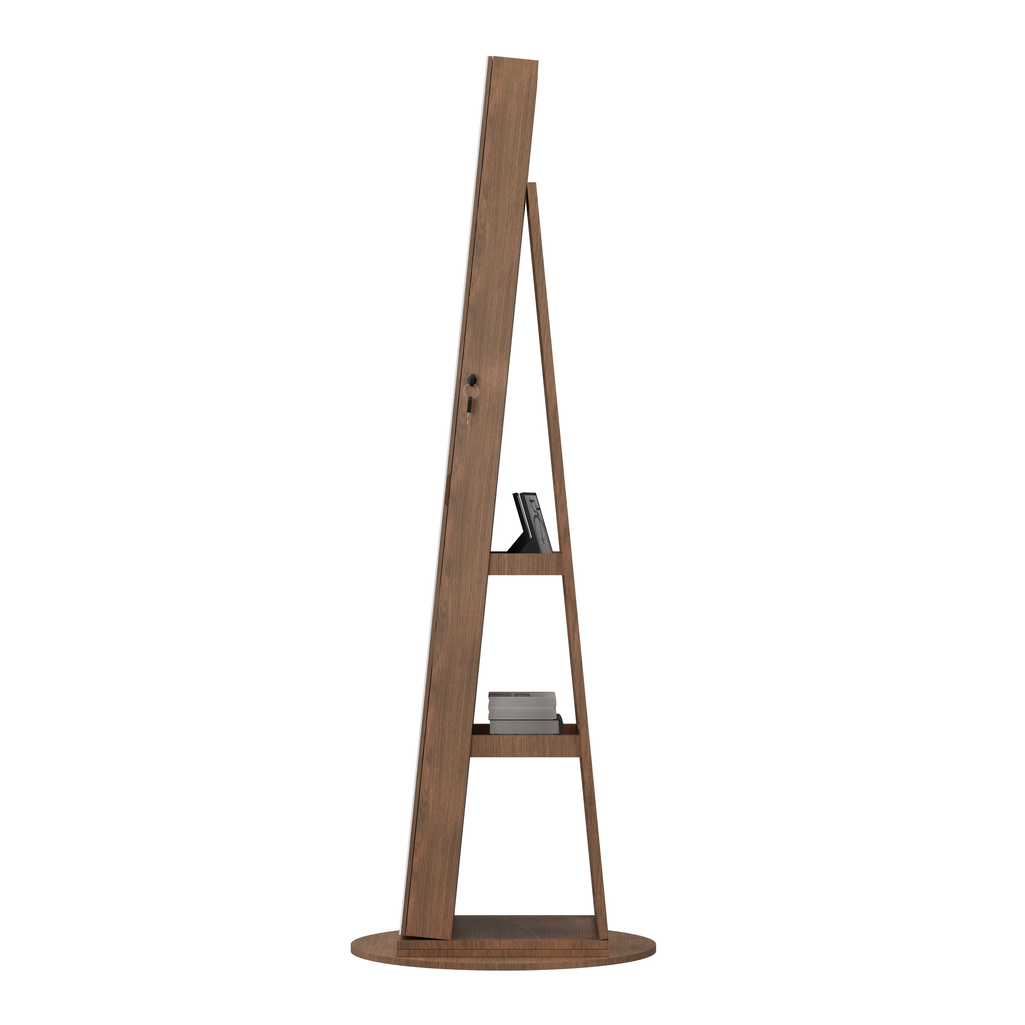360° Swivel Jewelry Cabinet with Full Length Mirror