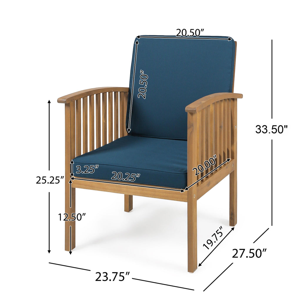 Casa Acacia Club Chair Set of 2