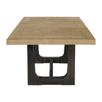 Caramel and Cocoa Trestle Dining Table