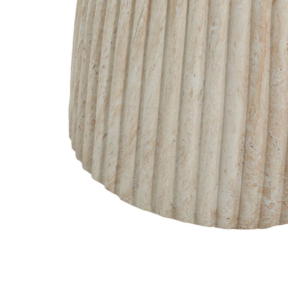 Outdoor Travertine Concrete Side Table