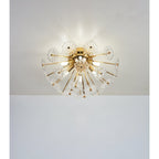 Gold Flush Mount Ceiling Light