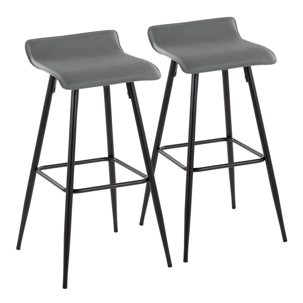 30" Contemporary Fixed-Height Bar Stool