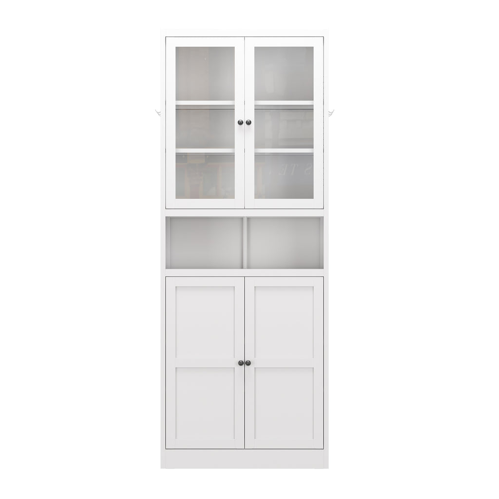 Metal Kitchen Pantry Cabinet - 72" Tall Storage Unit