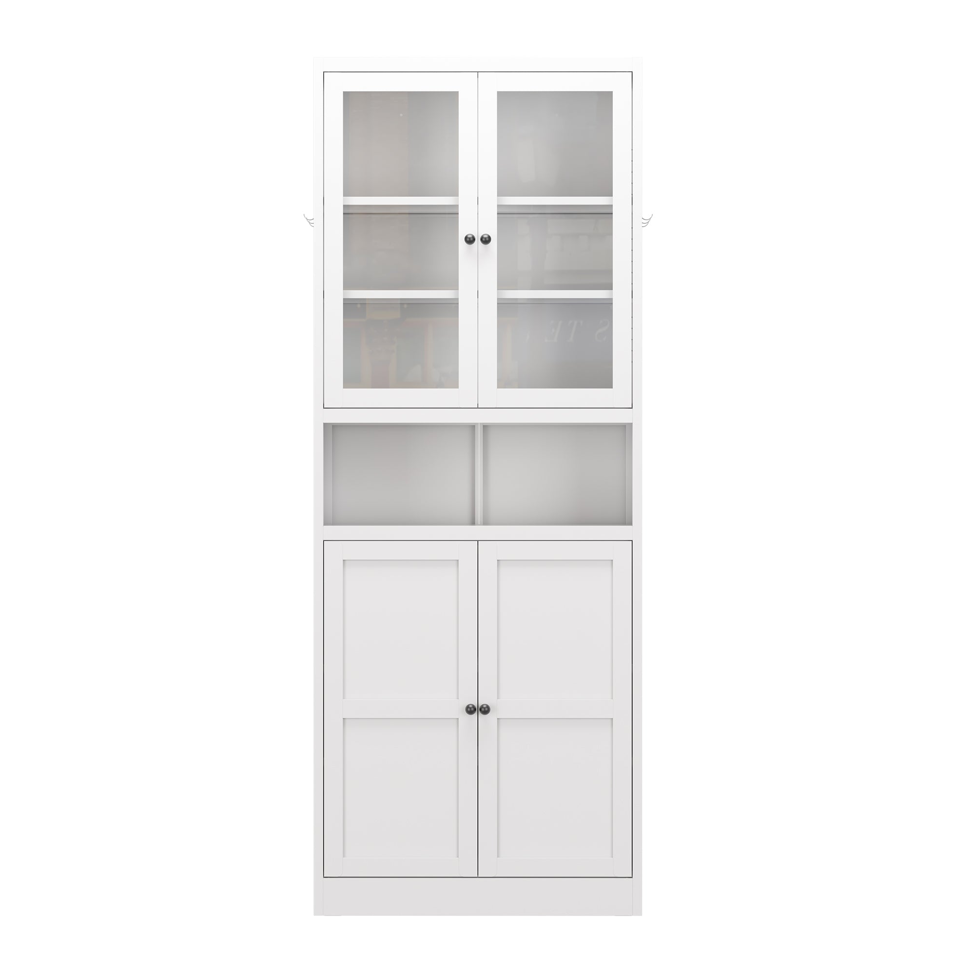 Metal Kitchen Pantry Cabinet - 72" Tall Storage Unit