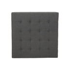 Upholstered Tufted Fabric Storage Ottoman