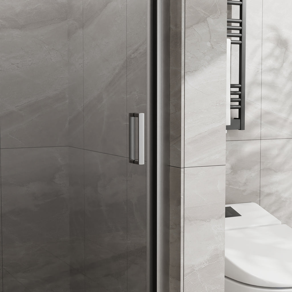 Goodyo 34"x72" Pivot Shower Door in Tempered Glass
