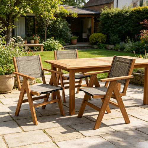 2 Piece HIPS Outdoor Dining Chair Set