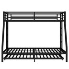 Twin Over Full Metal Bunk Bed with Twin Size Trundle