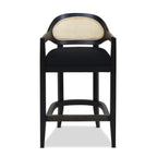 Americana Mid-Century Modern 26" Cane Back Counter Stool