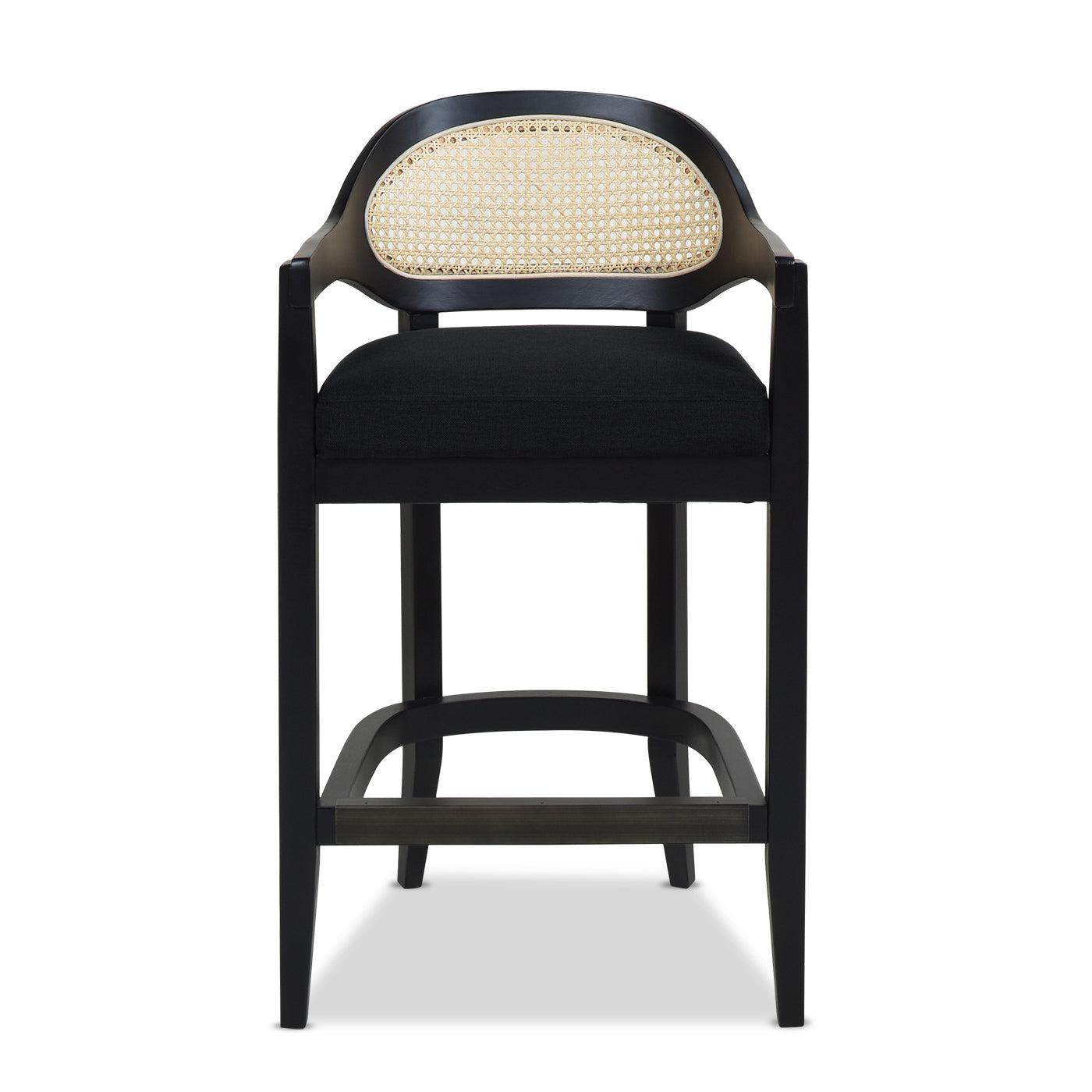 Americana Mid-Century Modern 26" Cane Back Counter Stool