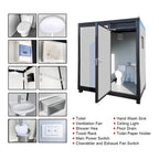 Portable Toilet Cabin - Outdoor Shower Room