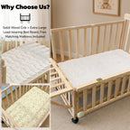 Solid Wood Baby Bassinet