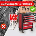 7-Drawer Rolling Tool Chest with Locking Wheels