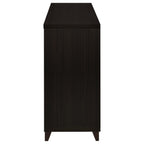 Nyler Cappuccino 3-Drawer Rectangular TV Console