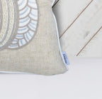 Lace Embroidered Pumpkin Throw Pillow – Neutral Fall Accent Cushion Set of 2