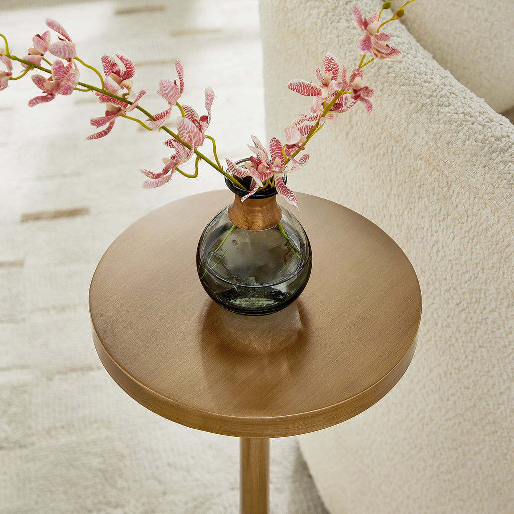 Morven Antique Adjustable Height Accent Table