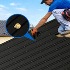 72.8-Inch Galvanized Metal Roof Panels - 10 Pack
