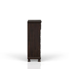 Dark Cherry 5 Drawer Chest